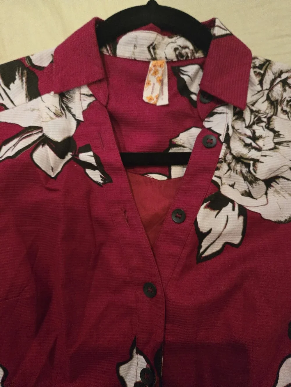 Anthropologie Maeve Dagmar Red Floral Dress Size 2
